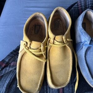 Yellow Suede Moccasins